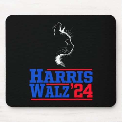 Waltz 2024 Election Kamala Harris Tim Waltz 2024 4 Mouse Pad