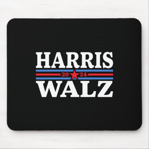 Waltz 2024 Election Kamala Harris Tim Waltz 2024 4 Mouse Pad