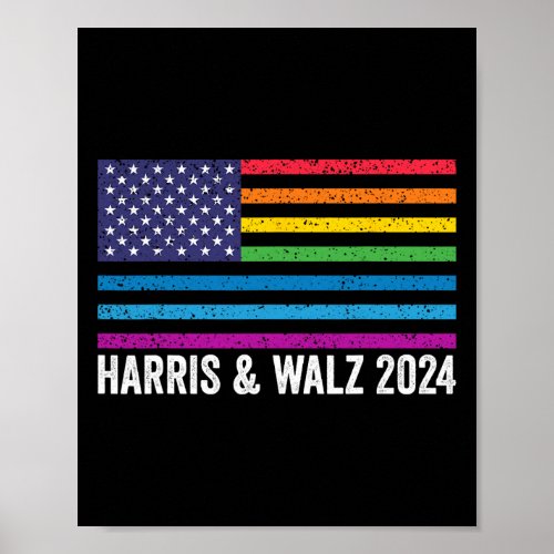 Waltz 2024 Election Kamala Harris Tim Waltz 2024 4 Poster