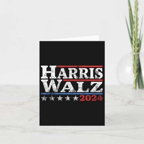 Waltz 2024 Election Kamala Harris Tim Waltz 2024 5 Card