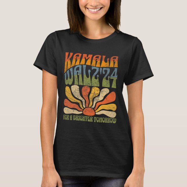 Waltz 2024 Election Kamala Harris Tim Waltz 2024 5 T-Shirt (Front)