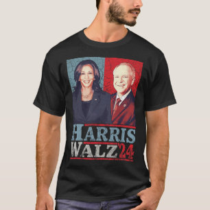 Waltz 2024 Election Kamala Harris Tim Waltz 2024 5 T-Shirt