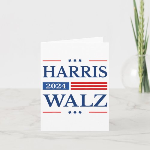 Waltz 2024 Kamala Harris 2024 Tim Waltz 2024 Usa F Card