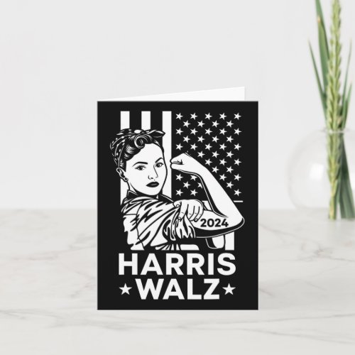 Waltz 2024 Usa Flag Kamala Harris Tim Walz Waltz 2 Card