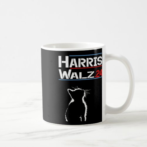 Waltz 2024 Walz President America Election Cat  Coffee Mug