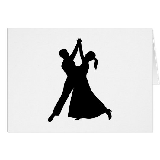Waltz dancing cards (Front Horizontal)