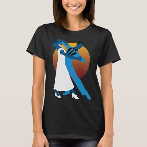 Waltz Dancing Lovers T_Shirt