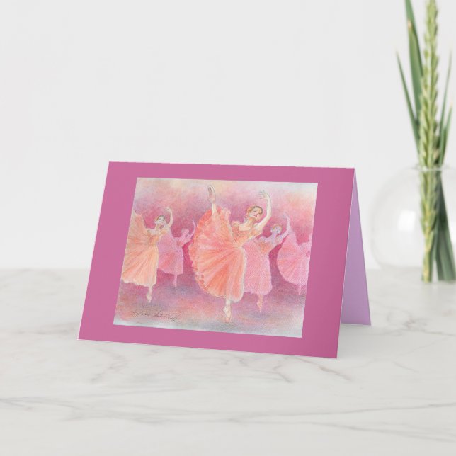 Waltz of the Flowers Greeting Card (Front)
