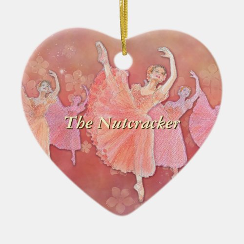Waltz of the Flowers Heart Ornament