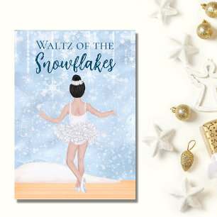 Waltz of the Snowflakes the Nutcracker Ballet Holiday Card