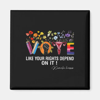 Waltz Vote Like Your Rights Depend On It Feminist Magnet