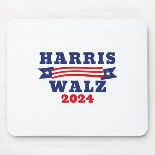 Walz 2024 American Flag Kamala Harris Tim Waltz 20 Mouse Pad