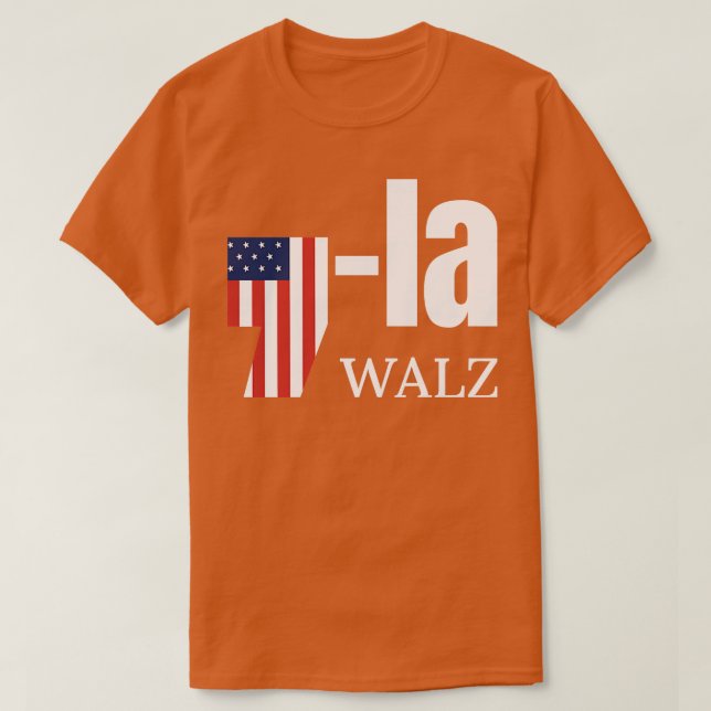 Walz 2024 Campaign Design TShirt (Design Front)