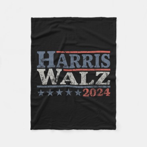 Walz 2024 Election Kamala Harris Tim Waltz 2024 12 Fleece Blanket