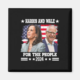 Walz 2024 Election Kamala Harris Tim Waltz  Magnet