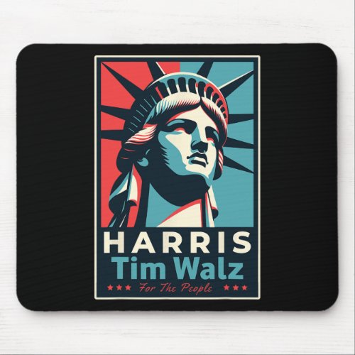 Walz 2024 Kamala Harris 2024 Tim Walz 2024 Usa  Mouse Pad