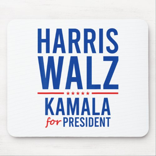 Walz 2024 Kamala Harris For President Tim Walz  Mouse Pad