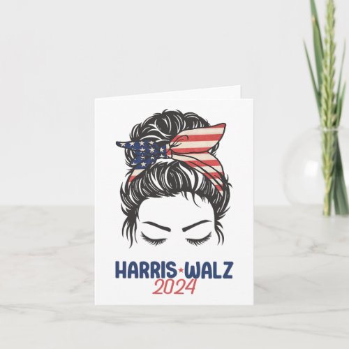 Walz 2024 Kamala Harris Tim Walz President Democra Card