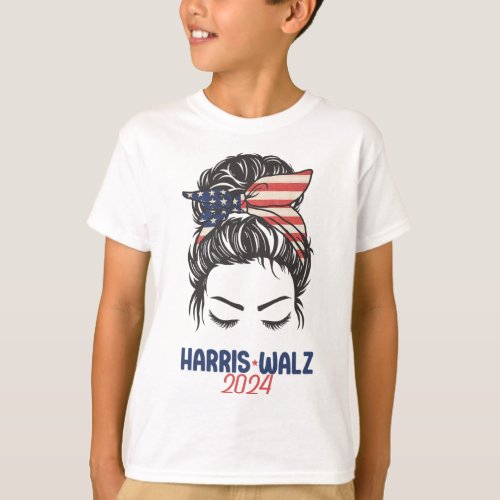 Walz 2024 Kamala Harris Tim Walz President Democra T_Shirt