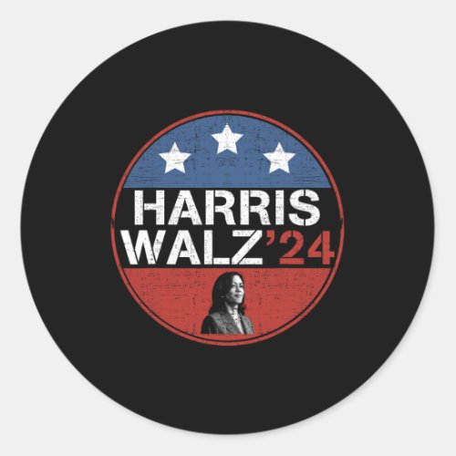 Walz 2024 Kamala Waltz 2024  Classic Round Sticker