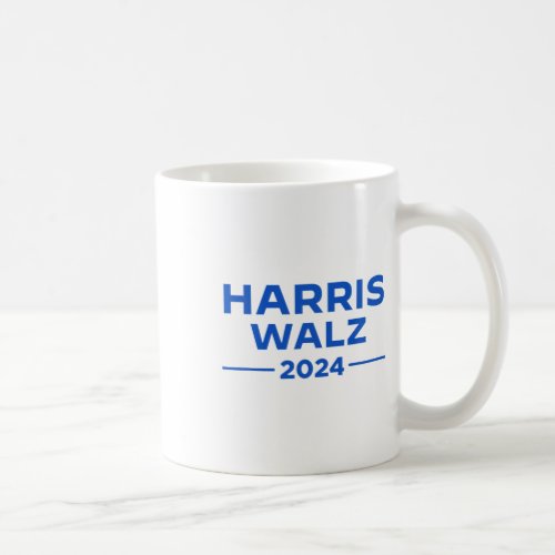 Walz 2024 President American Flag Kamala Harris  Coffee Mug