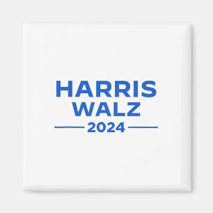 Walz 2024 President American Flag Kamala Harris Magnet