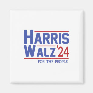 Walz 2024 President American Flag Kamala Harris Wa Magnet