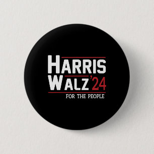 Walz 2024 President American Kamala Harris Waltz  Button