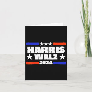 Walz 2024 President Campaign Election Card