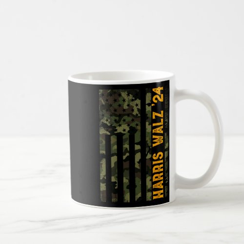 Walz 2024 Presidential Election Kamala Camo Flag  Coffee Mug