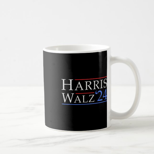 Walz 2024 Save Democracy 2024 Election Funny Harri Coffee Mug (Right)