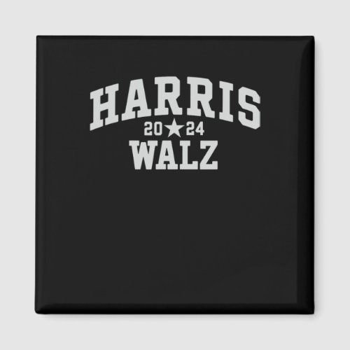 Walz 2024 Vintage Curved Arched Harris Waltz 2024  Magnet