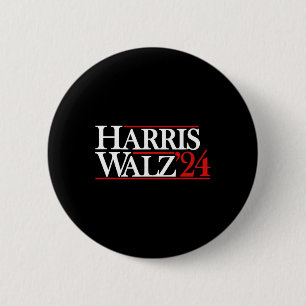 Walz 24 President Kamala 2024 Button