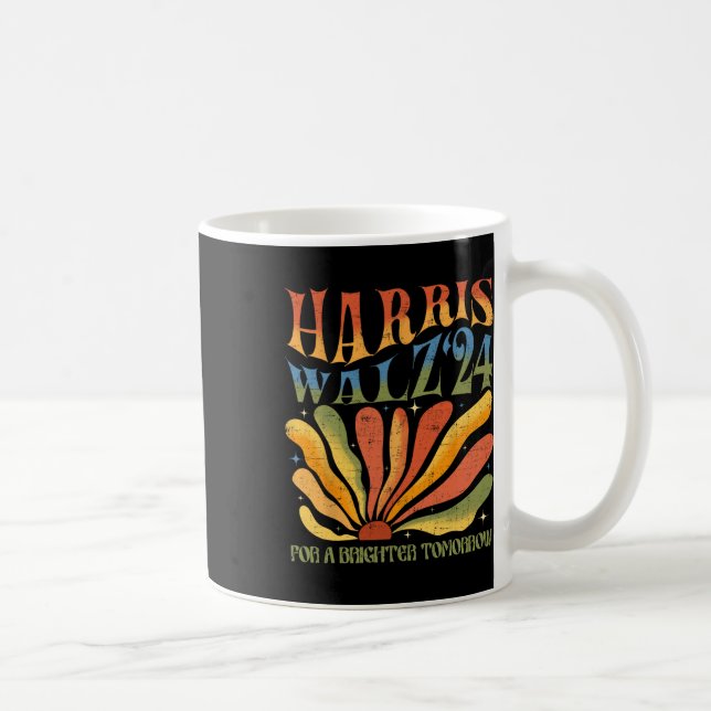 Walz For A Brighter Tomorrow Kamala Harris Walz 20 Coffee Mug (Right)