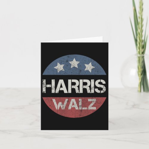 Walz Kamala Harris For President 2024 Election  Card