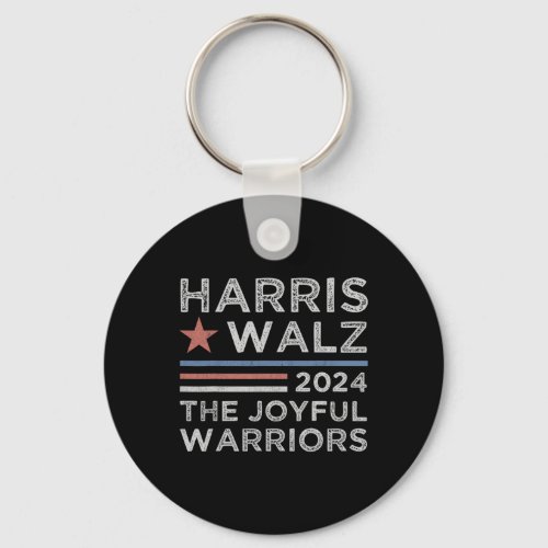 Walz The Joyful Warriors Tim_waltz Kamala_harris 2 Keychain