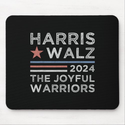 Walz The Joyful Warriors Tim_waltz Kamala_harris 2 Mouse Pad