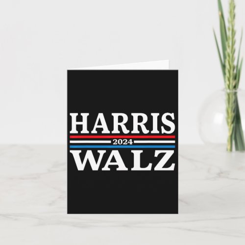 Walz Waltz 2024 Election Kamala Harris Tim Waltz 2 Card