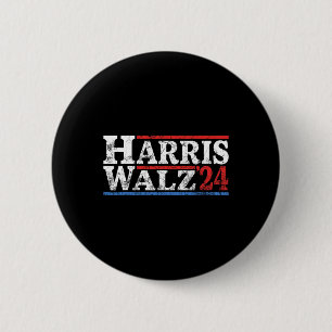 WAlzheimer 2024 Election Kamala Harris Tim Waltz 2 Button