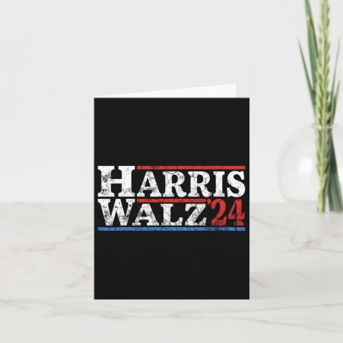 WAlzheimer 2024 Election Kamala Harris Tim Waltz 2 Card