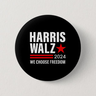 WAlzheimer 2024 Kamala Harris Tim Waltz Election M Button