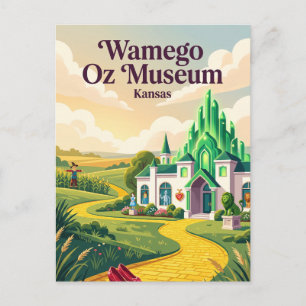 Wamego Oz Museum Kansas Postcard