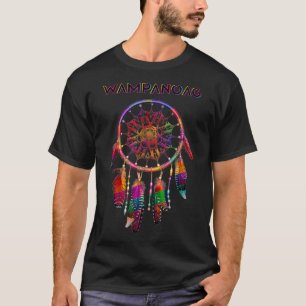 Wampanoag Native American Indian Colorful Dreamcat T-Shirt