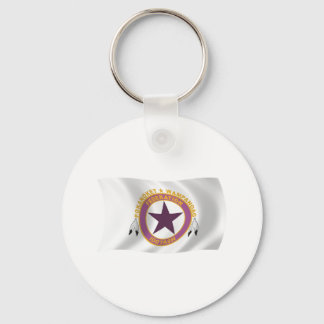 Wampanoag Tribe Flag Keychain