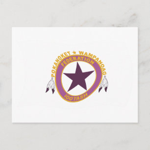 Wampanoag Tribe Flag Postcard