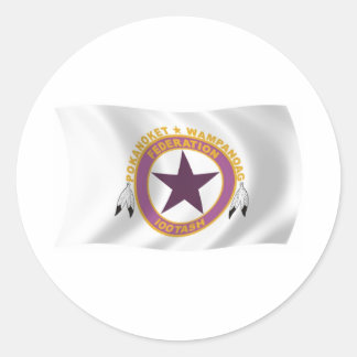 Wampanoag Tribe Flag Sticker