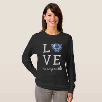 Wampus Cat Love 2 T-shirt by NotableNovelties at Zazzle