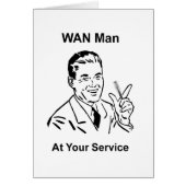 WAN Man At Your Service Retro Tech (Front)