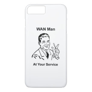 WAN Man At Your Service Retro Tech iPhone 8 Plus/7 Plus Case