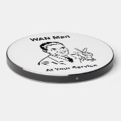 WAN Man At Your Service Retro Tech Wireless Charger (Front 2)